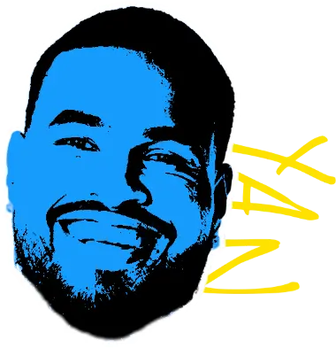 Ilustração do Yan sorrindo